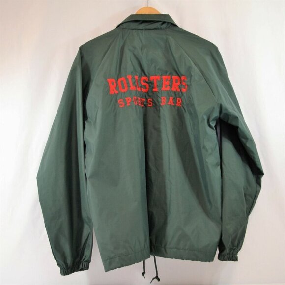 Rollsters Sports Bar Jacket Welland Ontario ON Uncle Howard Sewn Green Large Vtg - Picture 5 of 9